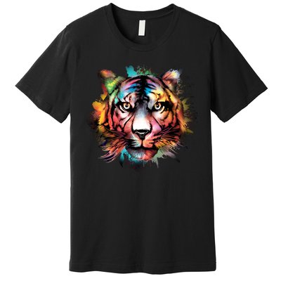 Watercolor Tiger Premium T-Shirt