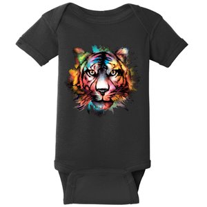 Watercolor Tiger Baby Bodysuit