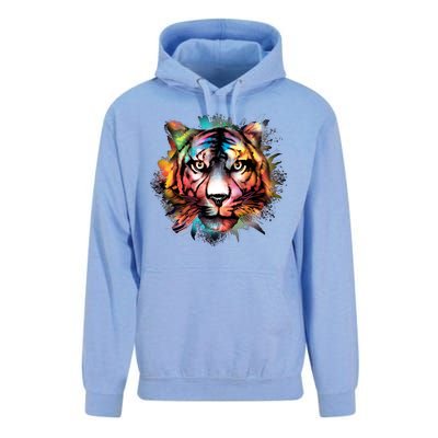 Watercolor Tiger Unisex Surf Hoodie