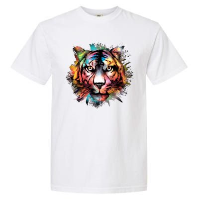 Watercolor Tiger Garment-Dyed Heavyweight T-Shirt