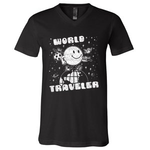 World Traveler V-Neck T-Shirt