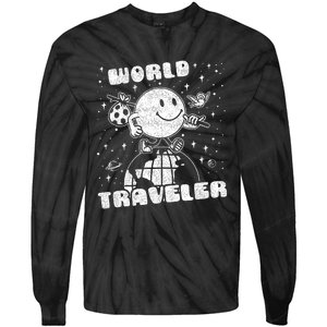 World Traveler Tie-Dye Long Sleeve Shirt