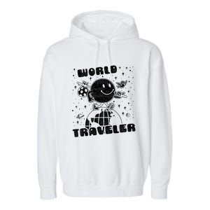 World Traveler Garment-Dyed Fleece Hoodie