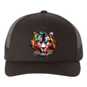 Watercolor Tiger Yupoong Adult 5-Panel Trucker Hat