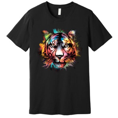 Watercolor Tiger Premium T-Shirt