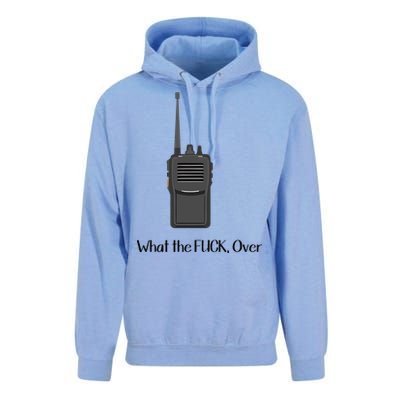 Walkie Talkie What The Fuck Over Unisex Surf Hoodie