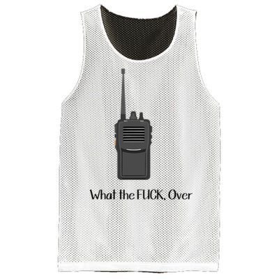 Walkie Talkie What The Fuck Over Mesh Reversible Basketball Jersey Tank