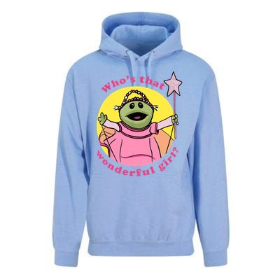 WhoS That Wonderful Girl Unisex Surf Hoodie