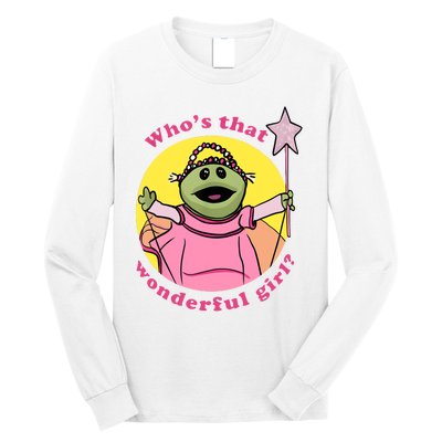 WhoS That Wonderful Girl Long Sleeve Shirt