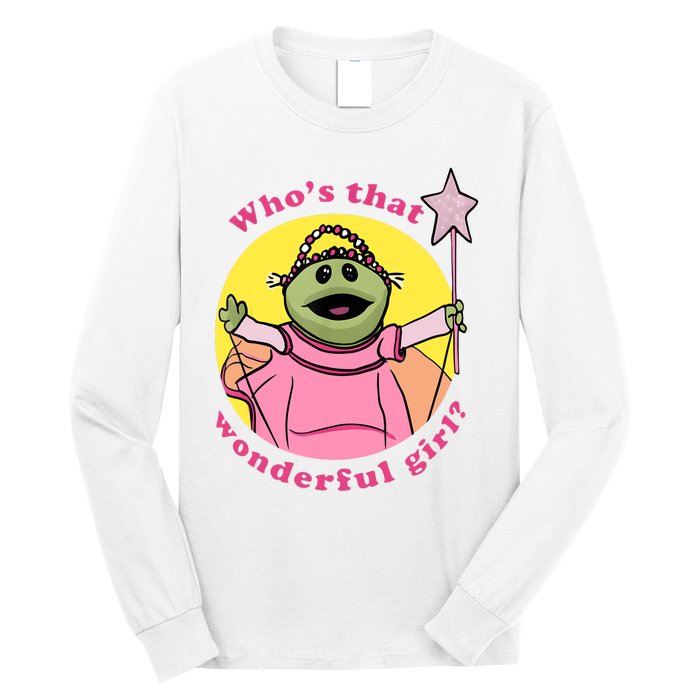 WhoS That Wonderful Girl Long Sleeve Shirt