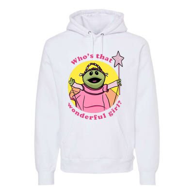 WhoS That Wonderful Girl Premium Hoodie