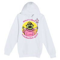 WhoS That Wonderful Girl Premium Pullover Hoodie