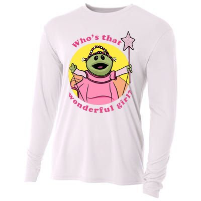 WhoS That Wonderful Girl Cooling Performance Long Sleeve Crew