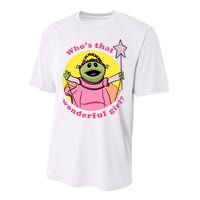 WhoS That Wonderful Girl Performance Sprint T-Shirt