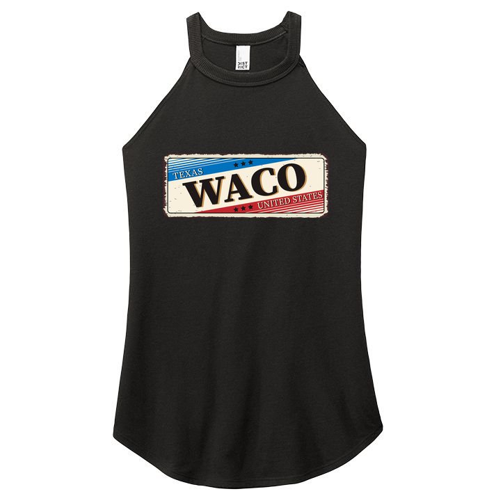 Waco Texas Women's Perfect Tri Rocker Tank