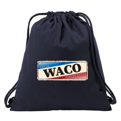 Waco Texas Drawstring Bag