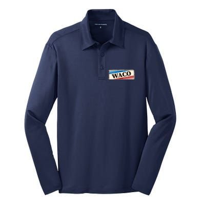 Waco Texas Silk Touch Performance Long Sleeve Polo