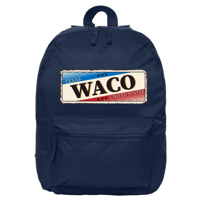 Waco Texas 16 in Basic Backpack