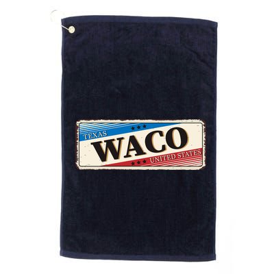 Waco Texas Golf Towel