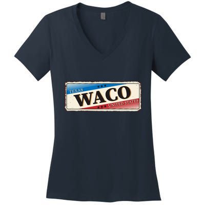 Waco Texas Women's V-Neck T-Shirt