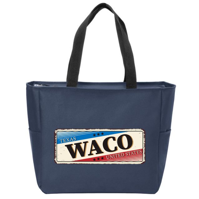 Waco Texas Zip Tote Bag