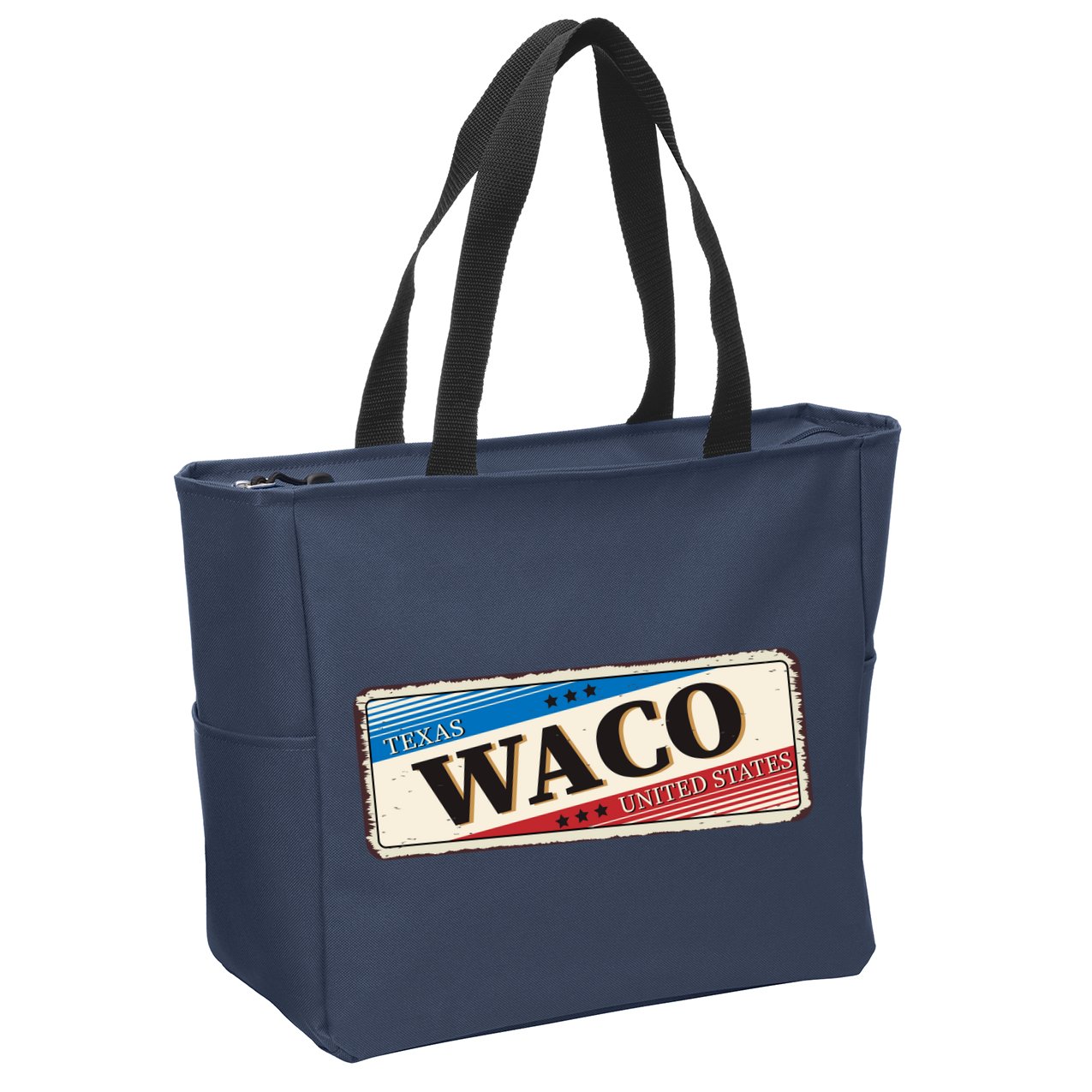 Waco Texas Zip Tote Bag