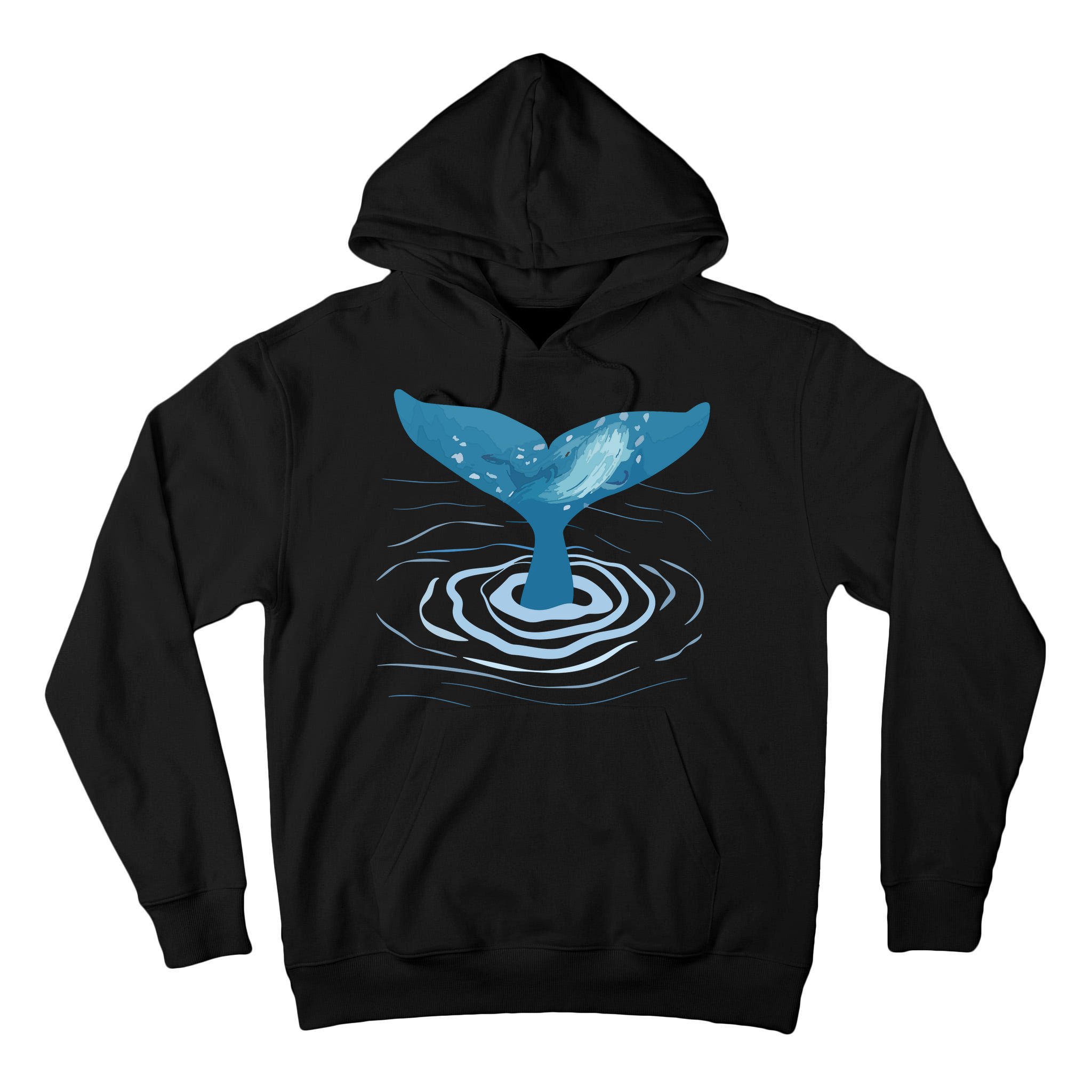 Whale Tail Whale Lover Whales Marine Biologist Wildlife Tall Hoodie