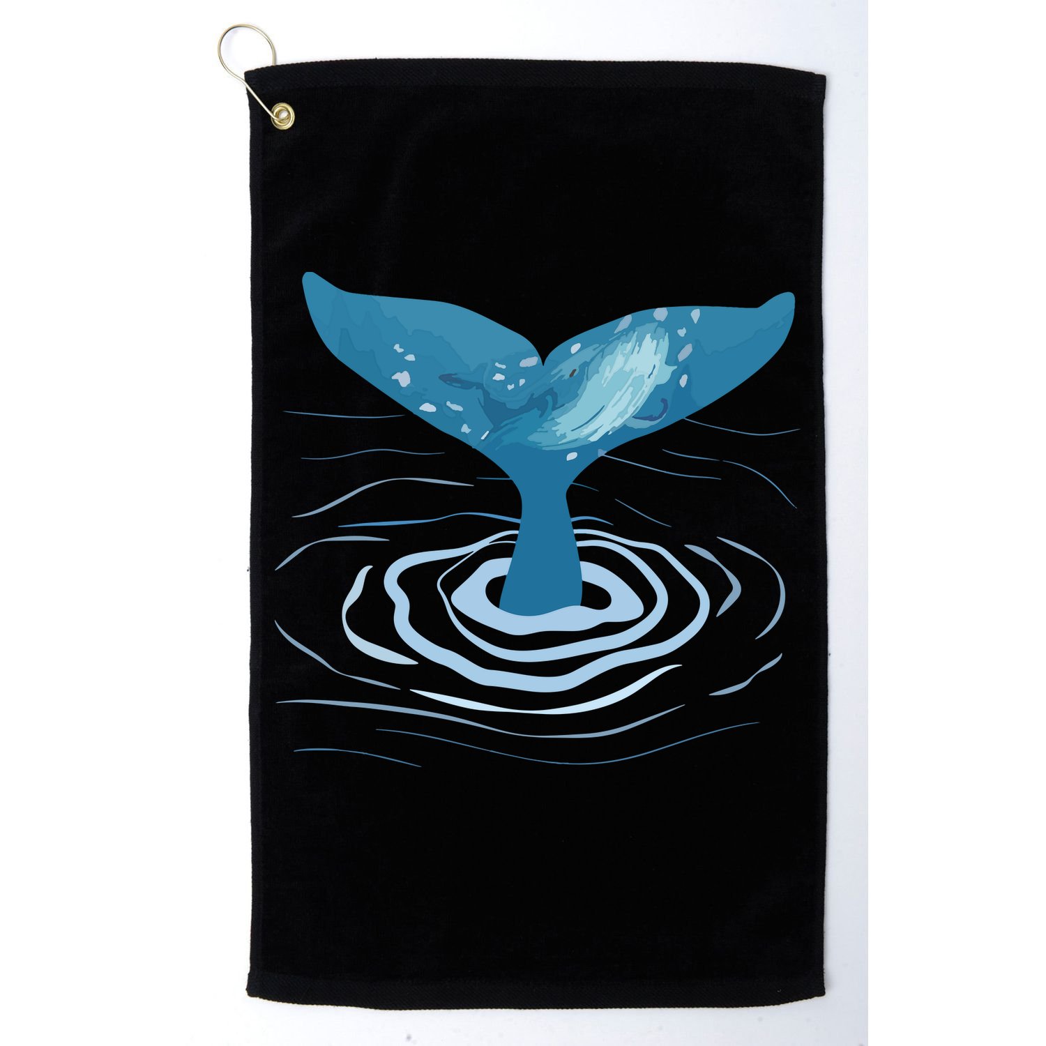 Whale Tail Whale Lover Whales Marine Biologist Wildlife Golf Towel