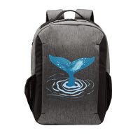 Whale Tail Whale Lover Whales Marine Biologist Wildlife Vector Backpack