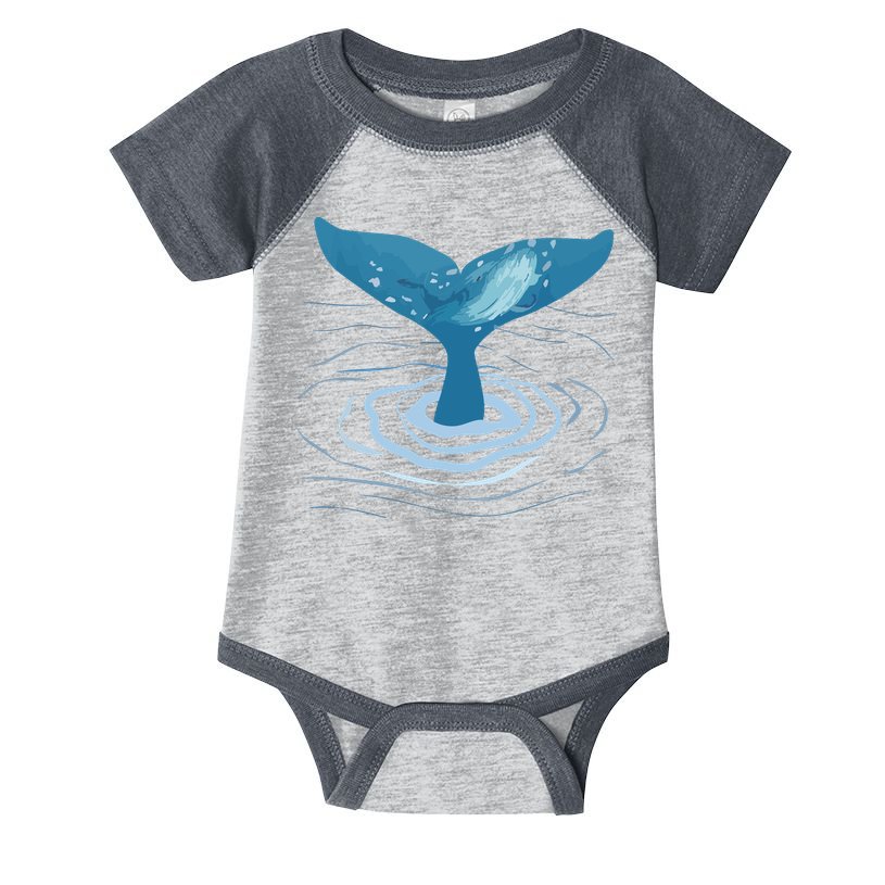 Whale Tail Whale Lover Whales Marine Biologist Wildlife Infant Baby Jersey Bodysuit