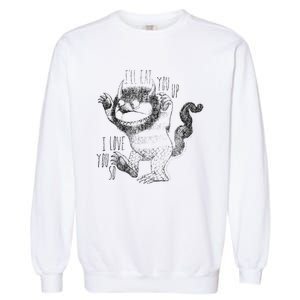 Where The Wild Things Are ILl Eat You Up Garment-Dyed Sweatshirt