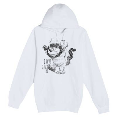 Where The Wild Things Are ILl Eat You Up Premium Pullover Hoodie