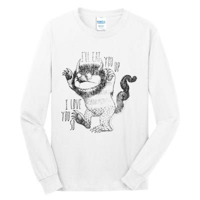 Where The Wild Things Are ILl Eat You Up Tall Long Sleeve T-Shirt