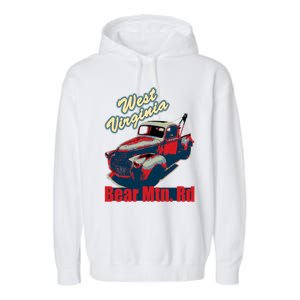 Wrong Turn West Virginia Garment-Dyed Fleece Hoodie