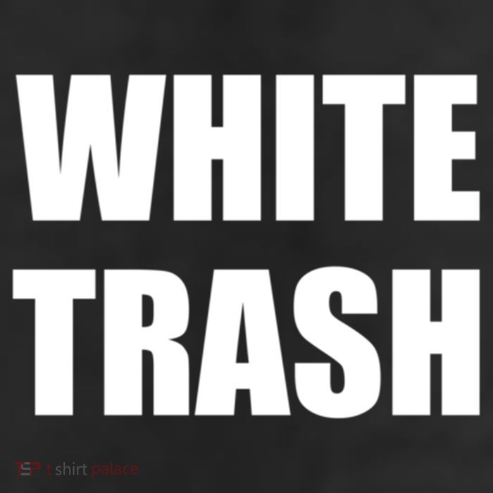 White Trash 11oz C Handle Ceramic Mug