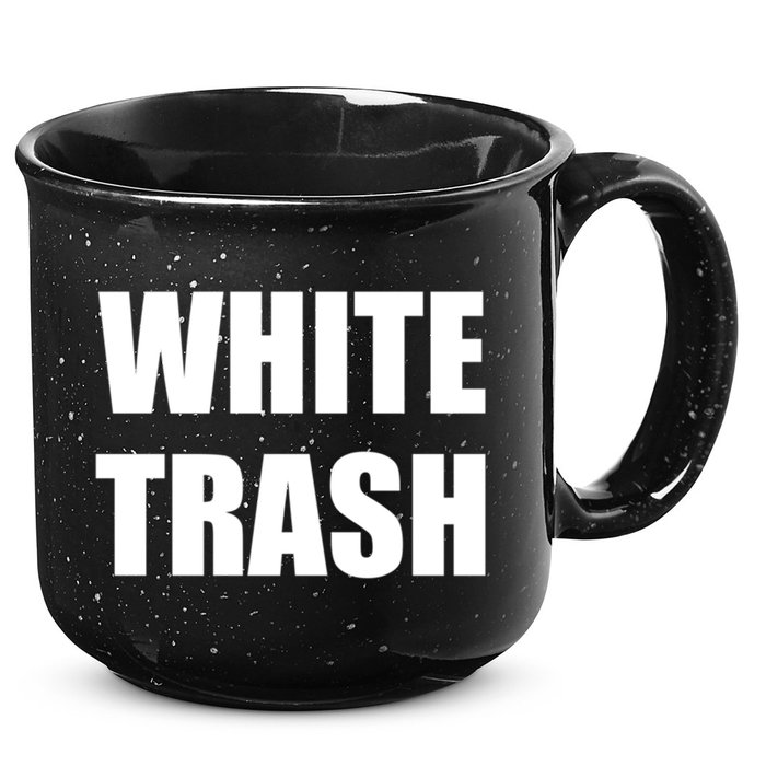 White Trash 15oz Campfire Ceramic Mug