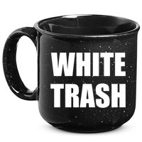 White Trash 15oz Campfire Ceramic Mug
