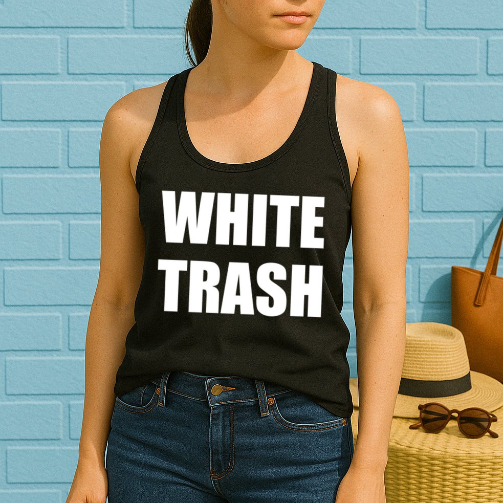 White Trash Womens Tank Top