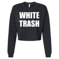 White Trash Cropped Pullover Crew
