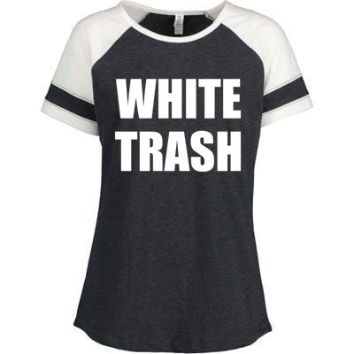 White Trash Enza Ladies Jersey Colorblock Tee