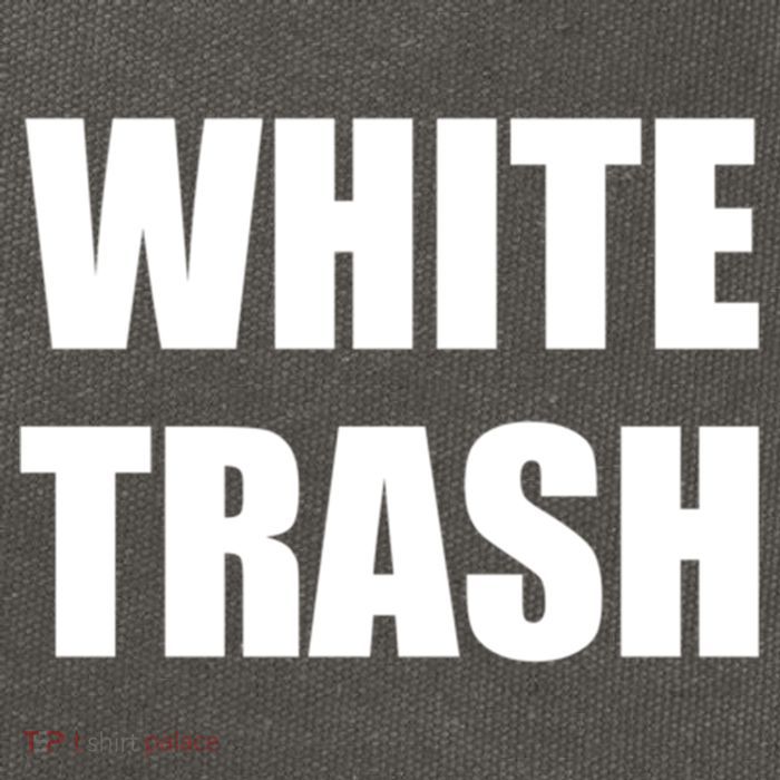 White Trash Cotton Canvas Backpack