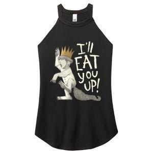 Where The Wild Things Are Eat You Up Women's Perfect Tri Rocker Tank