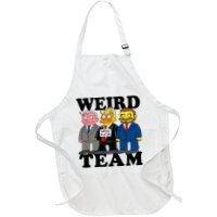 Weird Team Warning Do Nothing Full-Length Apron With Pockets