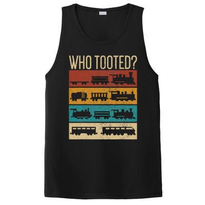 Who Tooted Wagon Train Lover Model Railroad Conductor PosiCharge Competitor Tank