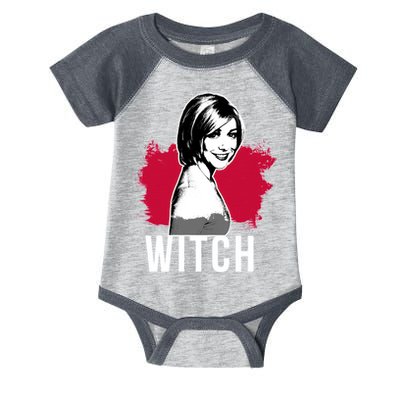 Willow The Witch Portrait Red With White Text (Btvs) Infant Baby Jersey Bodysuit