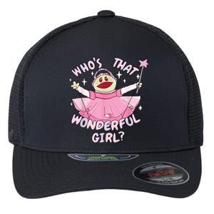 WhoS That Wonderful Girl Nanalanmemeprincess Valentines Flexfit Unipanel Trucker Cap