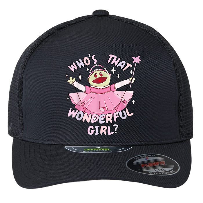 WhoS That Wonderful Girl Nanalanmemeprincess Valentines Flexfit Unipanel Trucker Cap