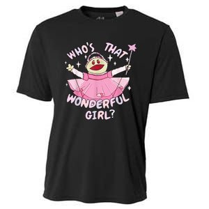 WhoS That Wonderful Girl Nanalanmemeprincess Valentines Cooling Performance Crew T-Shirt