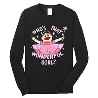 WhoS That Wonderful Girl Nanalanmemeprincess Valentines Long Sleeve Shirt