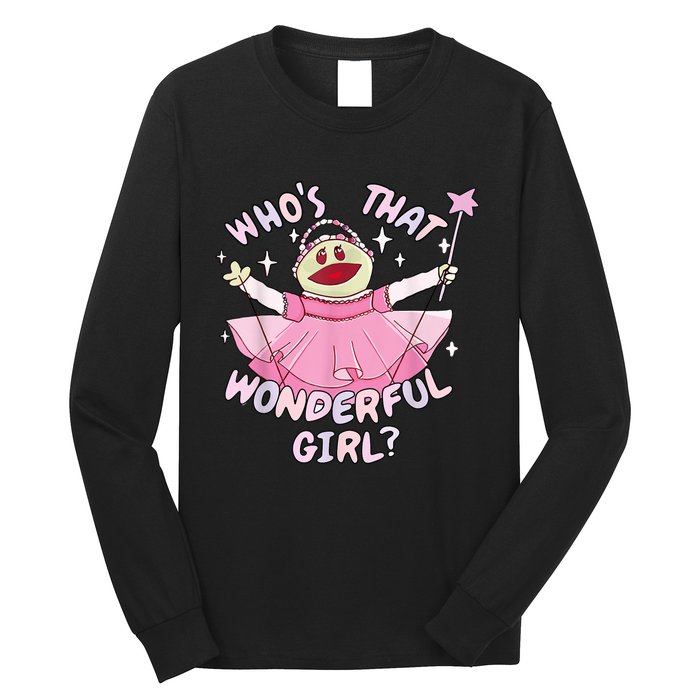 WhoS That Wonderful Girl Nanalanmemeprincess Valentines Long Sleeve Shirt